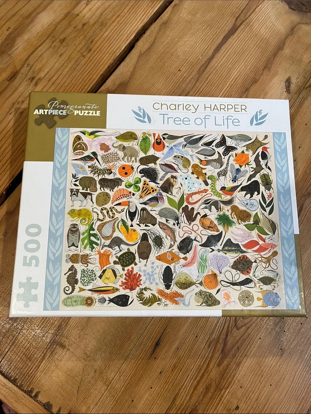 POMEGRANATE PUZZLES 500 Piece Charley Harper Tree Of Life Jigsaw